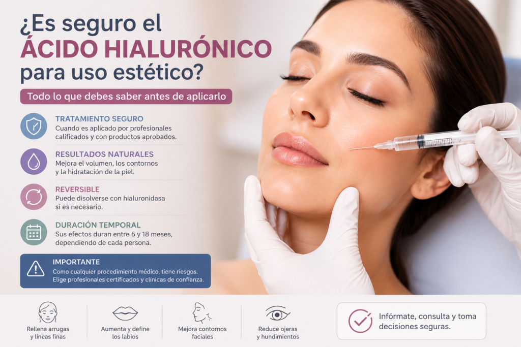 Aplicación de ácido hialurónico en medicina estética