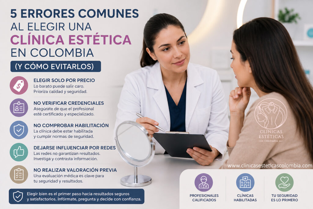 Paciente en consulta de medicina estética en Colombia